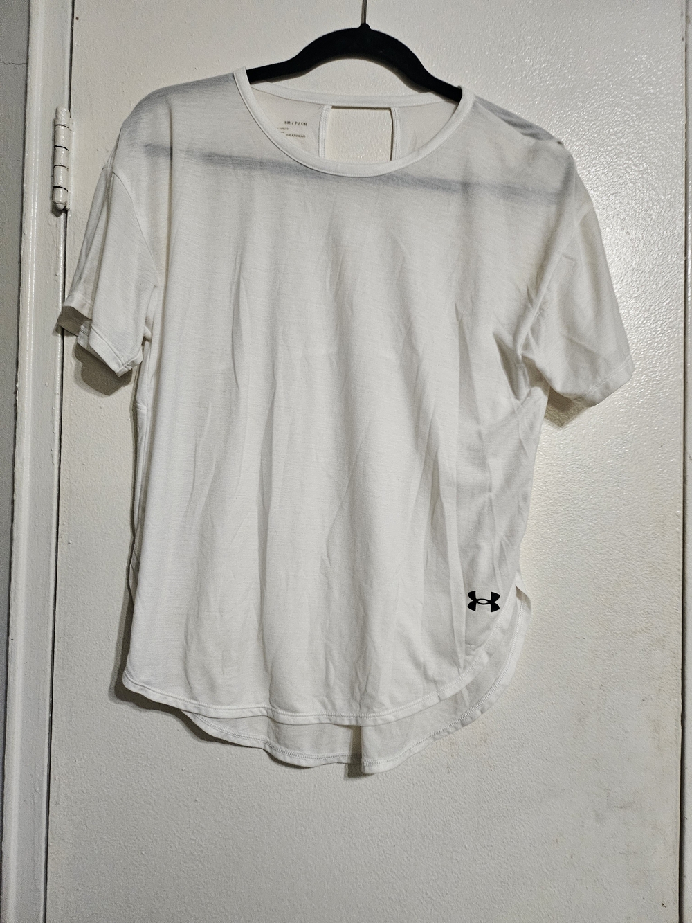 Under Armour Bundle Of Two White And Black  Short Sleeve Athletic Tee